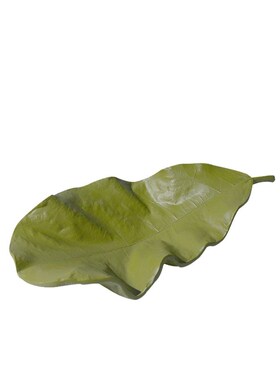 现代简约创意叶片水果盘摆件样板房间售楼处花瓣收纳托盘软装饰品