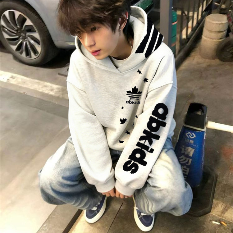 美式卫衣高街连帽青少年国潮重磅男款刺绣潮牌高级感vibe加绒外套,男装,卫衣,淘宝优惠券,粉丝福利购,淘宝优惠卷