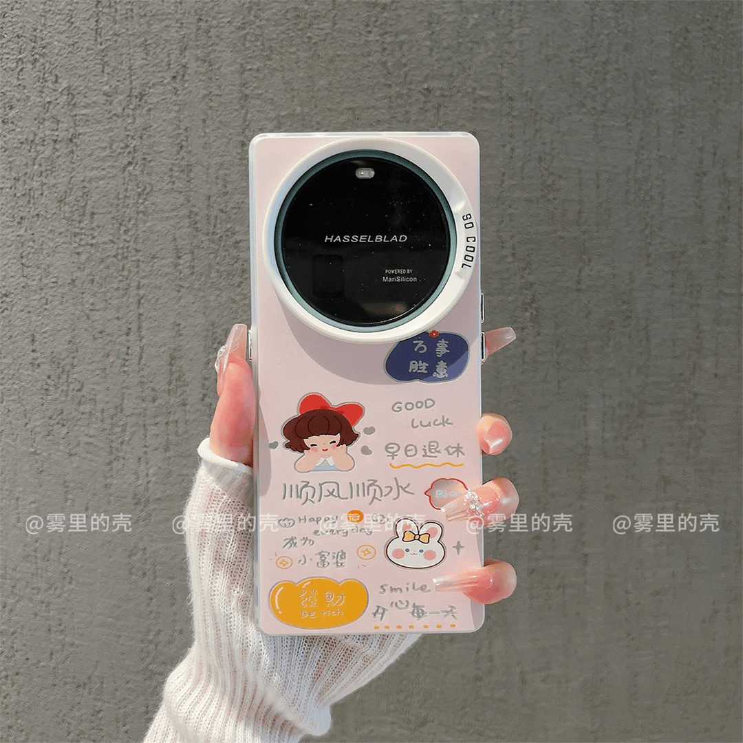 ins风小富婆女孩顺风顺水适用oppofindx6pro手机壳新款高级感findx7/5pro网红手机套magic6/5pro防摔保护套女
