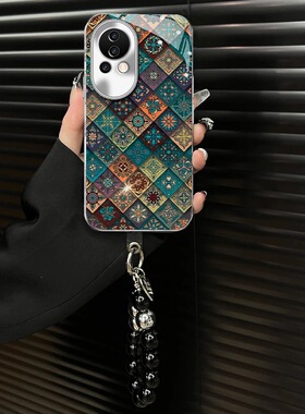 ins风轻奢复古图腾适用华为nova13/12pro手机壳新款高级感nova11/10玻璃网红手机壳nova9/8/7硅胶防摔保护套