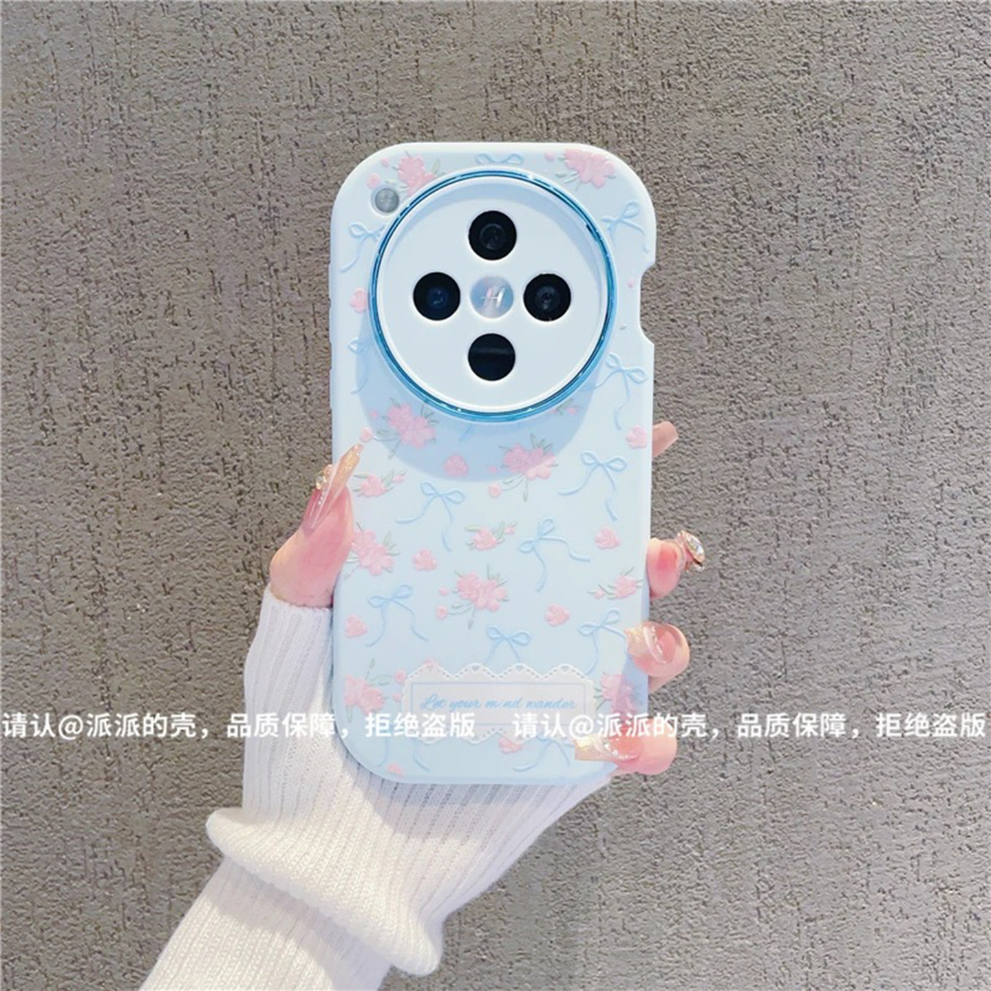 小清新蝴蝶结碎花适用oppofindx8pro手机壳新款高级感findx9pro网红爆款手机套findx8s+好看的外壳保护套女生