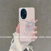 300pro手机壳高级感小众100 80网红手机套70 ins风小清新福财碎花蛇适用荣耀200 50硅胶防摔保护套女