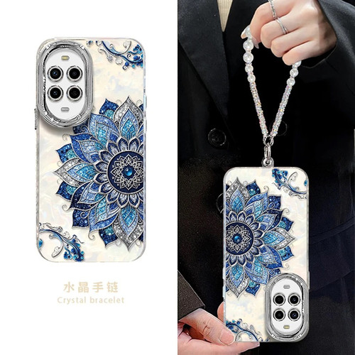 贝壳纹敦煌莲花图腾适用华为nova15/16手机壳新品高级感nova14/13网红爆款手机壳nova12/11防摔外壳保护套女