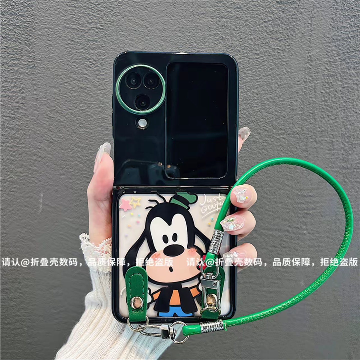 ins风小清新可爱高飞适用oppofindn3flip手机壳新款高级感pocket2网红爆款折叠手机壳findn2flip防摔保护套女