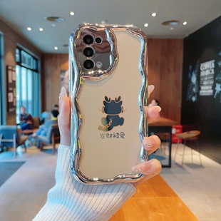 10pro小清新手机套reno8 ins风发财被爱适用OPPOreno5pro 6pro手机壳新款 高级感小众reno11 9pro防摔保护壳女