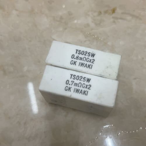 可维修大功率检流电阻 TS025W 0.7mr *2。0.8m议价