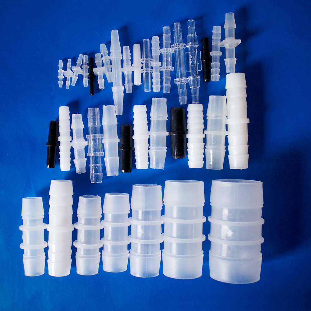 厂家现货直供塑料活接管配件 塑料直通转接头配件 塑料直通转接头