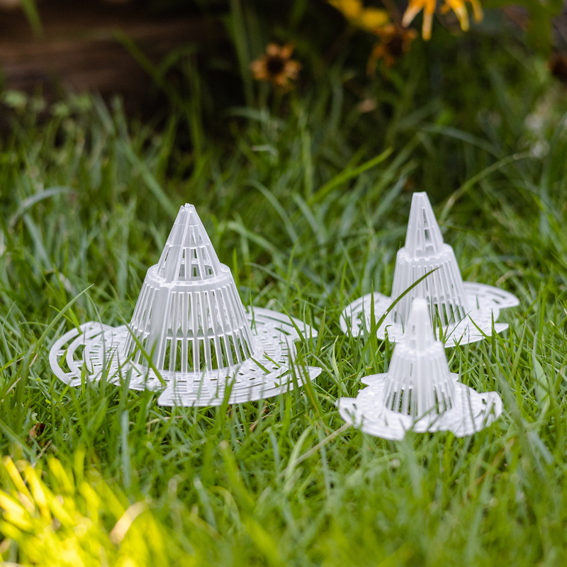 花盆底孔塑料沥水罩底部网垫