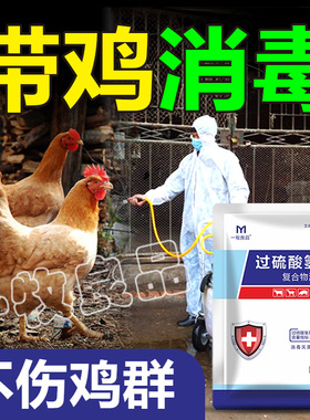 鸡圈消毒液养殖场专用过硫酸氢钾消毒剂鸡鸭消毒水鸡舍专用消毒液