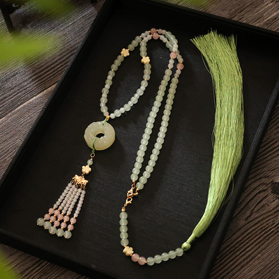 马面裙璎珞长背云流苏配饰新中式