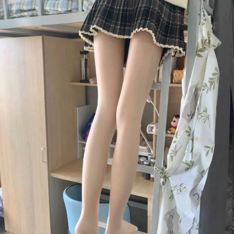 光腿美学720针光腿双层可拆卸男女秋冬季连裤袜加绒加厚打底裤袜