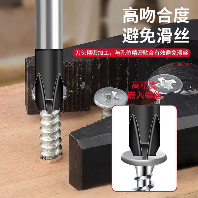 热销工业级螺丝刀十字一字加长套装E高硬度强磁小号改锥螺丝批家