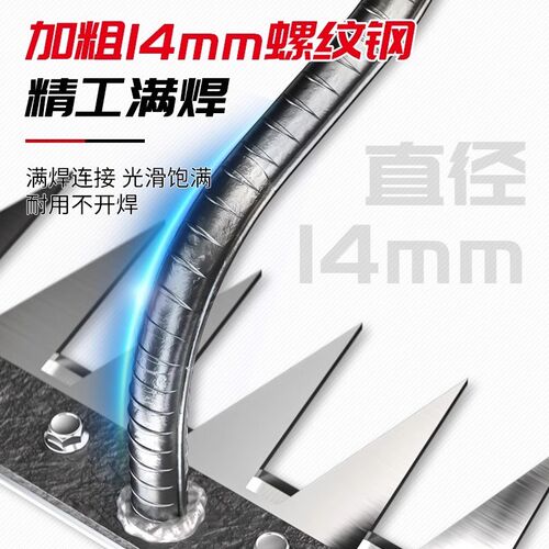 热销【下单d立减50】多功能除草工具农用锄头五齿铁钉耙锄草神器