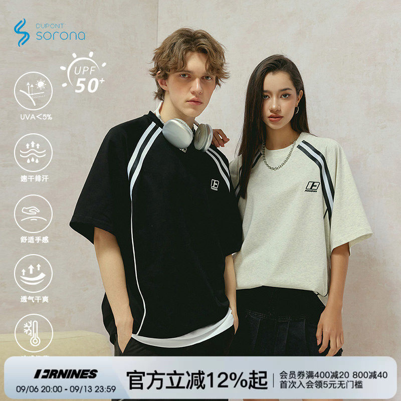FORNINES美式运动凉感短袖T恤图片