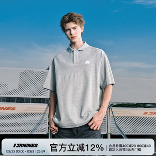 刺绣凉感短袖 POLO衫 t恤男夏季 宽松半袖 上衣女 情侣装 FORNINES夏季