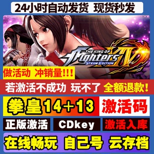 激活入库 激活码 CDKEY pc电脑游戏 全球区 拳皇14