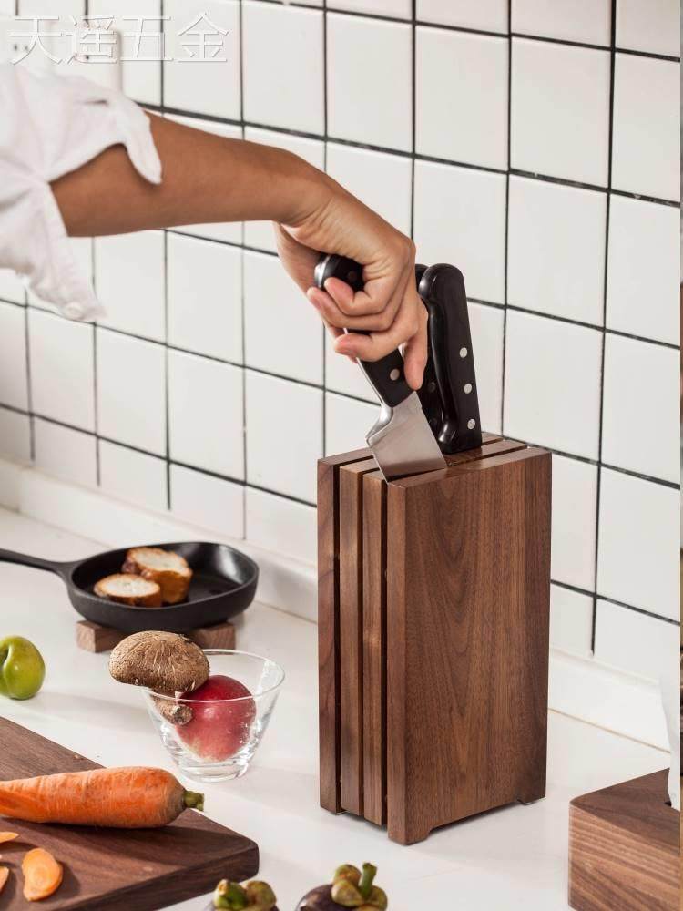 实木制刀座放刀架厨房置物架日式简约收纳架创木工房