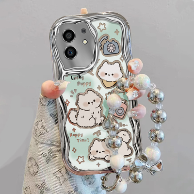 荣耀play系列可爱小白狗手机壳