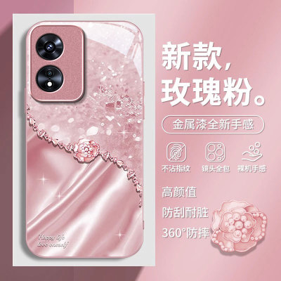 OPPOA系列唯美时尚金属花朵外壳