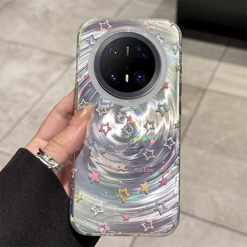 适用华为mate系列彩色星星手机壳