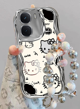 适用iQOONeo10Pro+手机壳新款Neo9SPro创意8Pro卡通凯蒂猫Neo7竞速版奶油纹6se硅胶套5s全包5活力版防摔3外壳