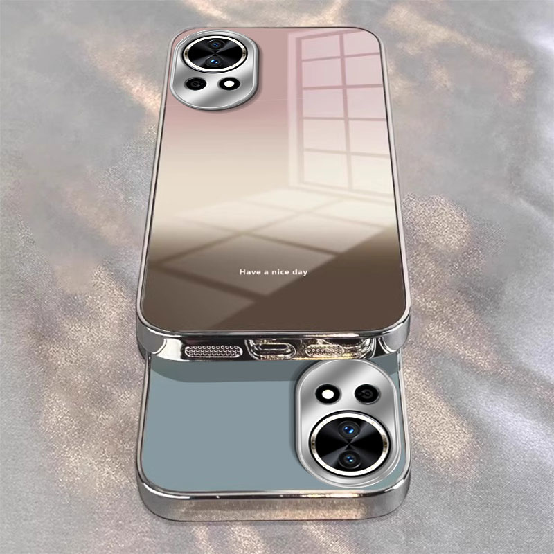 适用华为nova系列渐变晕染手机壳