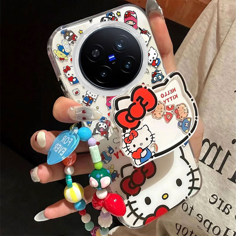 适用vivoX系列满屏KT猫手机壳