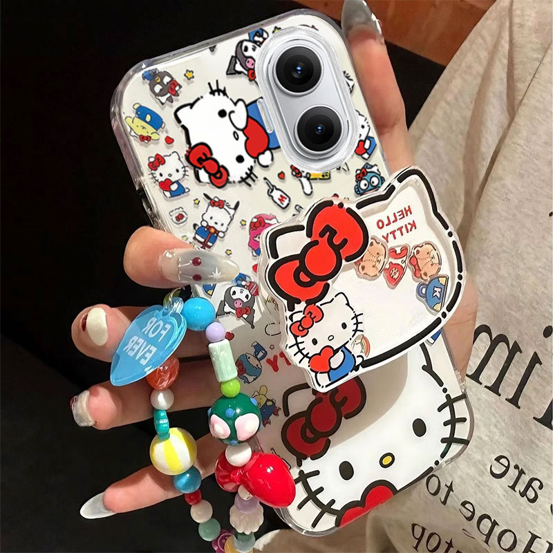 适用红米Turbo系列满屏KT猫外壳