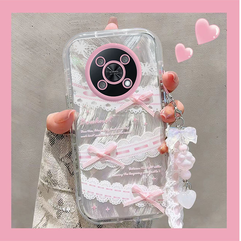 适用华为智选手机壳蕾丝蝴蝶外壳