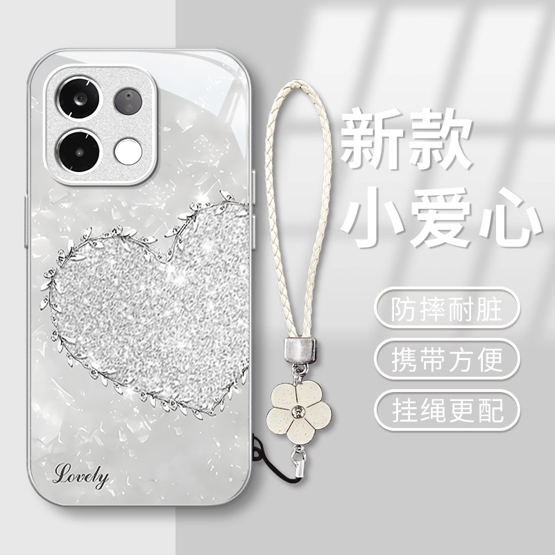 适用OPPOK系列钻石爱心手机壳