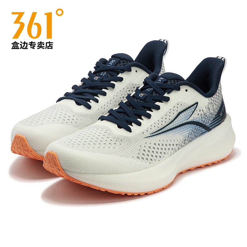 361跑鞋男2025夏季舒适轻便Q弹减震网面轻量休闲跑步鞋男运动鞋子