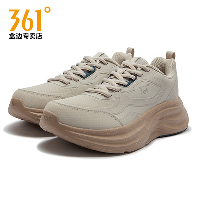 361女鞋运动鞋女士秋冬季新款官方正品皮面保暖轻便软底跑步鞋子