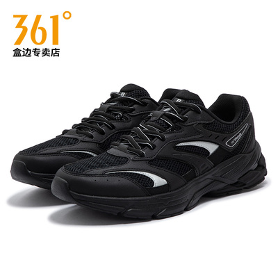 361运动休闲鞋男鞋2025秋冬新款官方正品跑步网面透气轻便老爹鞋