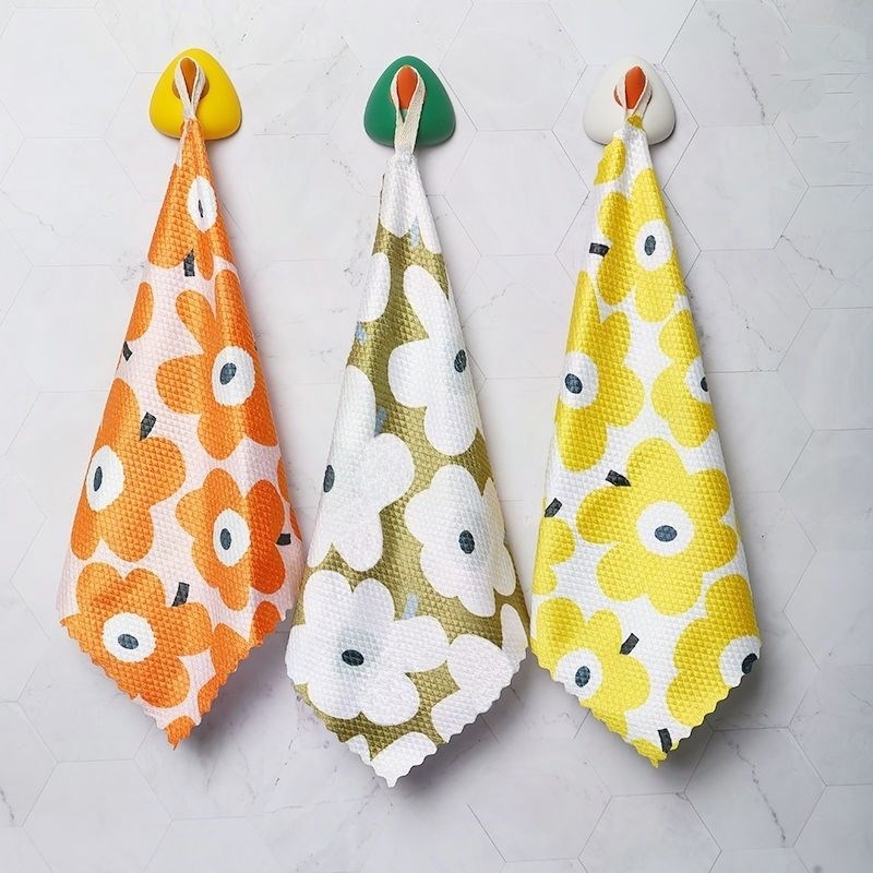 鱼鳞抹布厨房专用吸水毛巾不掉毛不沾油洗碗布神器家用擦玻璃无痕