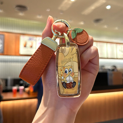 本田PCX160摩托车海绵宝宝钥匙套