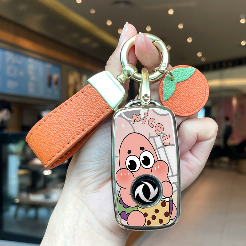 钥匙套tpu软胶派大星东风卡通