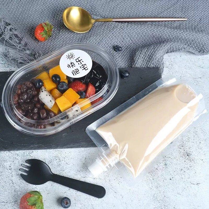 水果捞打包盒网红一次性饱饱碗蛋糕提拉米苏芋圆甜品糖水包装盒子