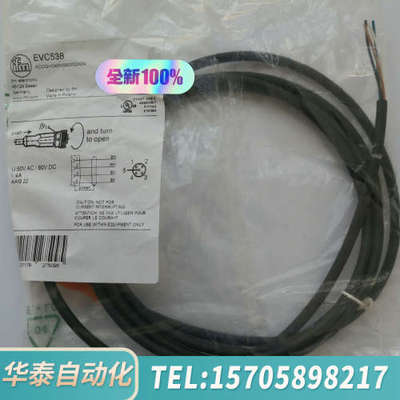 华泰IFM EVC538 带插座连接电缆。项目