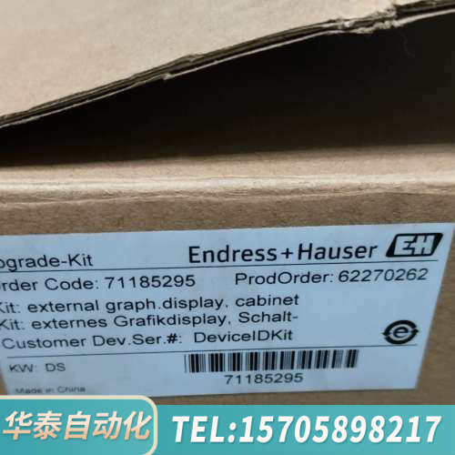 华泰 E+H 控制面板 订货号 71185295 UPGRA