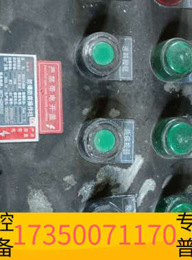 华泰防爆防腐操作柱，带红色停机按钮和绿色进料按钮，防爆等级Ex