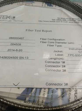 华泰光谱仪光纤线必达BWTEK光纤SMA710接头