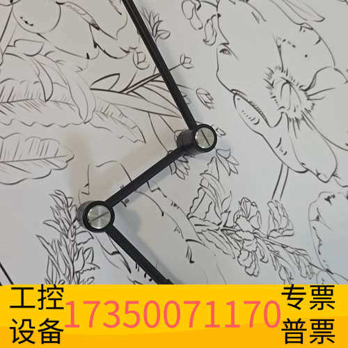 华泰拓普康眼底相机OCT固视灯，黑色金属材质，带伸缩调节臂。