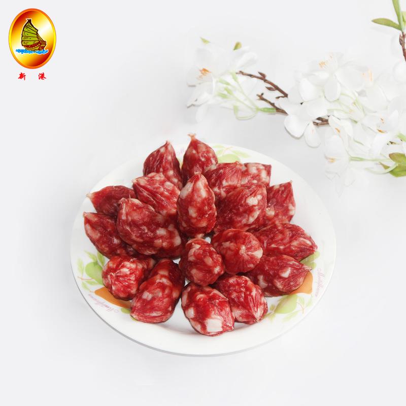 广东特产腊肉枣肠广式腊肠散装大粒肠农家手工真空包装500克