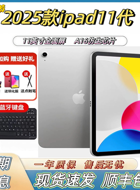 Apple/苹果 iPad 2025新款 iPad11代 A16芯片全面屏11寸 平板电脑
