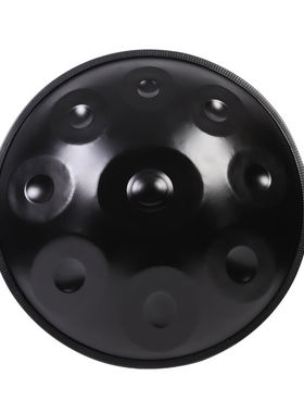 新款手碟鼓handpan级打击乐器空灵鼓钢舌手碟演奏级9音黑色