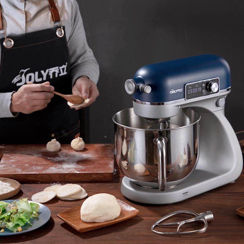 乔立L5家用音全QL-L5动多功能一体厨师机静搅拌机小型5L烘自和面