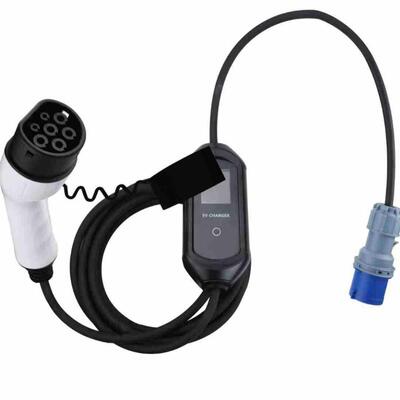 新汽能源电动7车充电厂家 欧标3桩7632A/KW可调节预约便携式充电