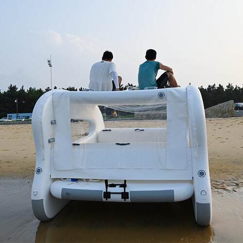 户外型船大屋水上娱乐行双体e船01出inflatable hous boat