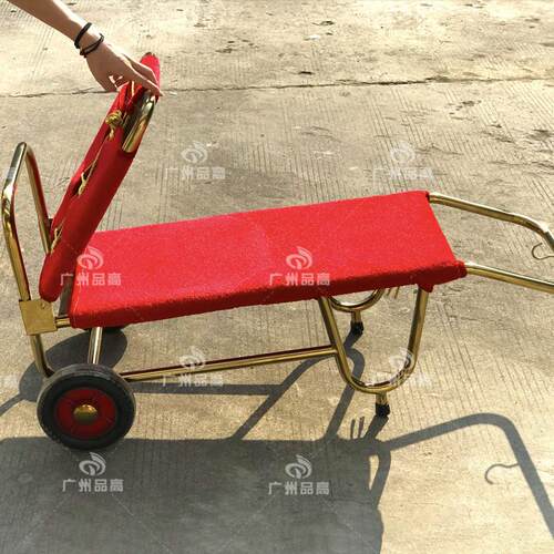 店大堂行李手推439车锈钢搬运散搬客箱包不车手推行李车运酒车