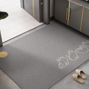 入户门防滑加厚进门地垫家用门口可裁剪丝圈蹭土脚垫子玄关耐脏垫